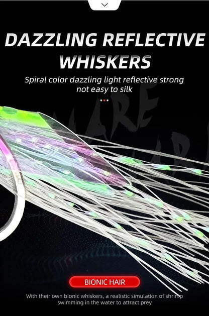 5 Hook Glow in the Dark Sabiki Rigs for Saltwater Fishing (Single or 5 pack)